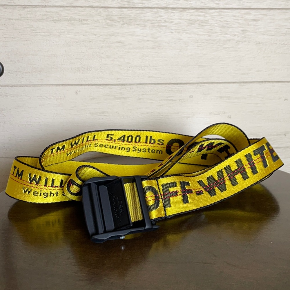 Off-White Classic Industrial Web Logo Belt